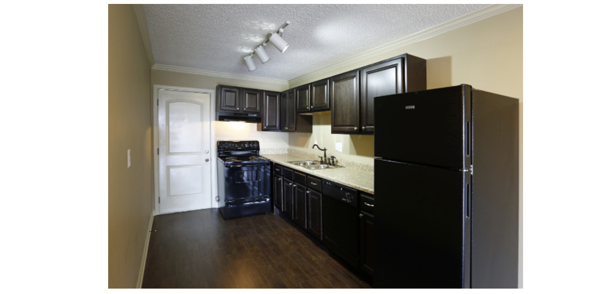 One Bedroom Newly Designed Kitchen Townview Apartments Townview Apartments One Bedroom near Five Points Birmingham